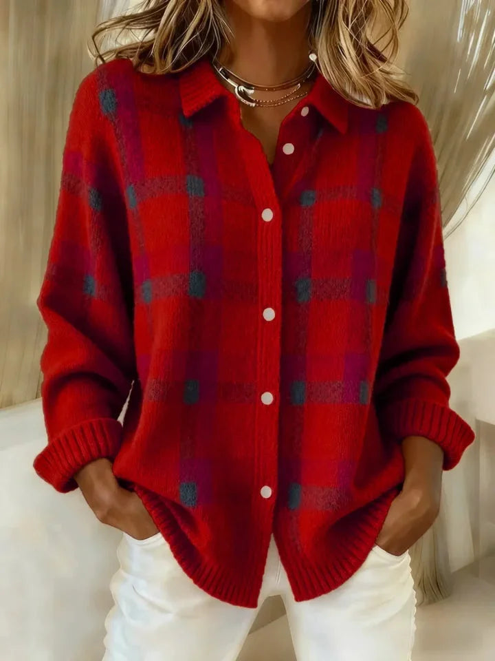 Vivienne™ Retro Check Sweater