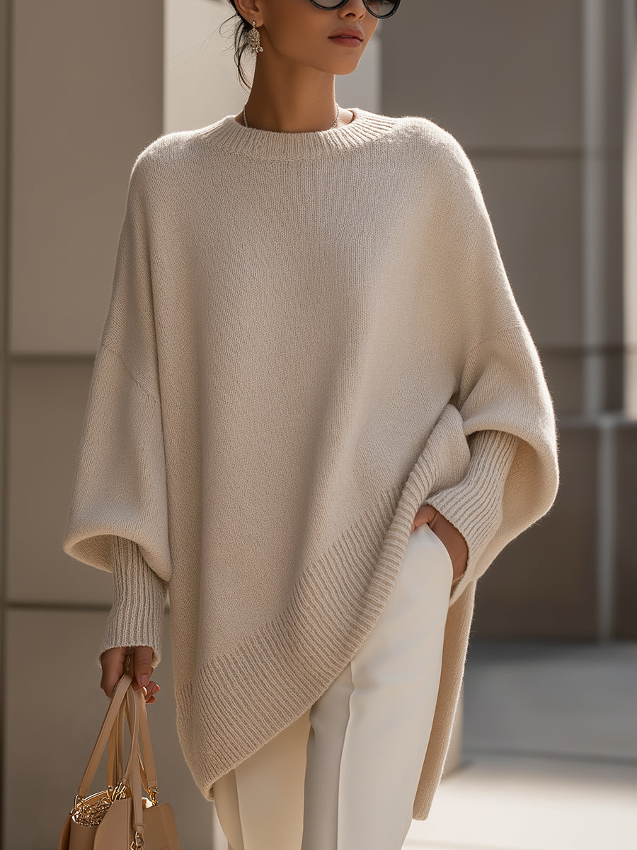 WANWEN | SOPHISTICATED WOOL BLEND SWEATER