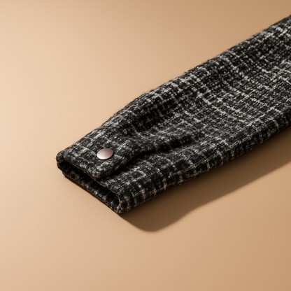 TAILORED HOUNDSTOOTH SHACKET