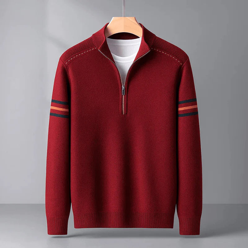 Modern Half-Zip Sweater Ease