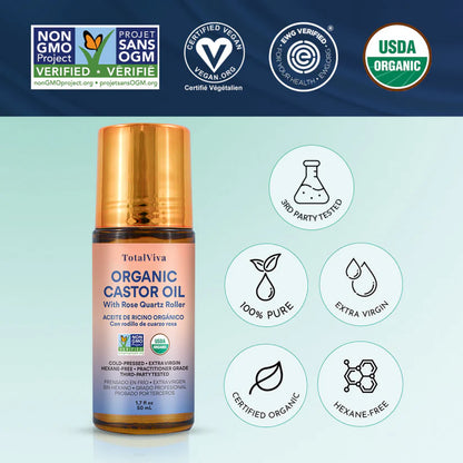 TotalViva - Organic Castor Oil Roll - On